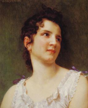 威廉 阿道夫 佈格羅 一個年輕女孩的肖像